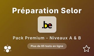 Pack Premium Travaillerpour.be - Niveaux A et B