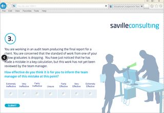 Exemple de test de jugement situationnel textuel Saville Assessment
