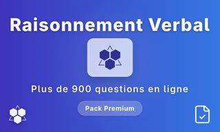 Raisonnement verbal complet - Pack Premium