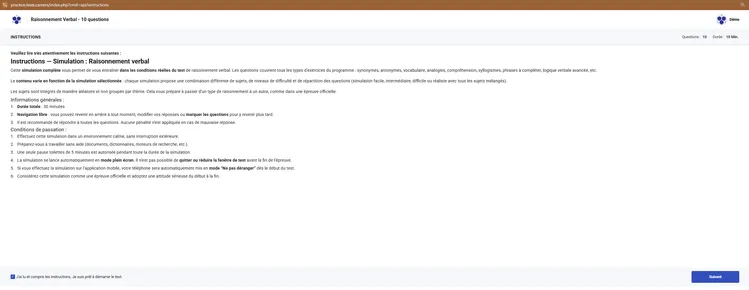 Commencer votre préparation !