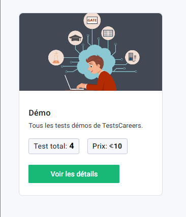 Se rendre sur la page produit adaptée